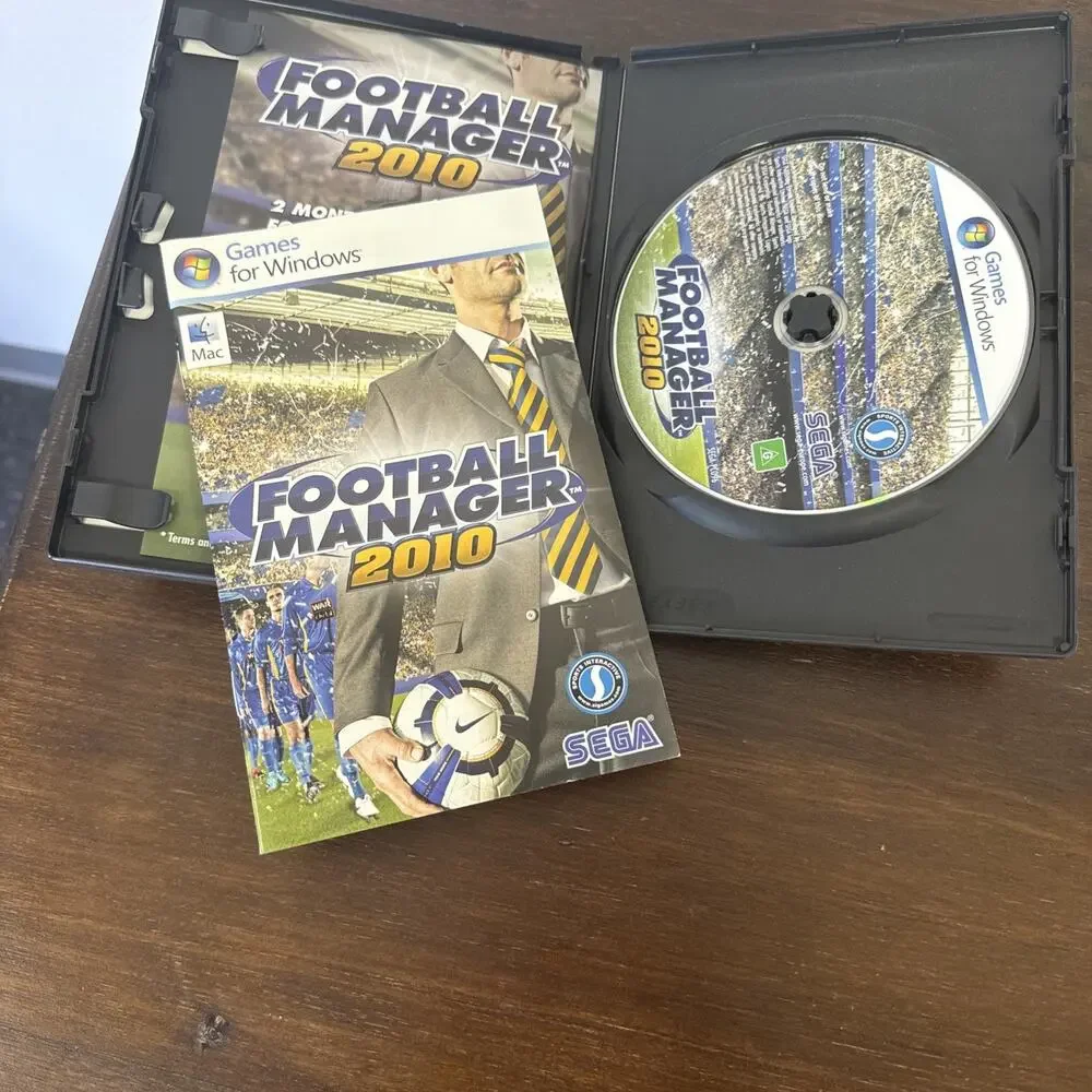 Football Manager PC Game Bundle Lot 2008 2009 2010 2011 CIB Soccer Mac PAL Sega